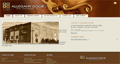 Desktop Screenshot of alleganydoor.com